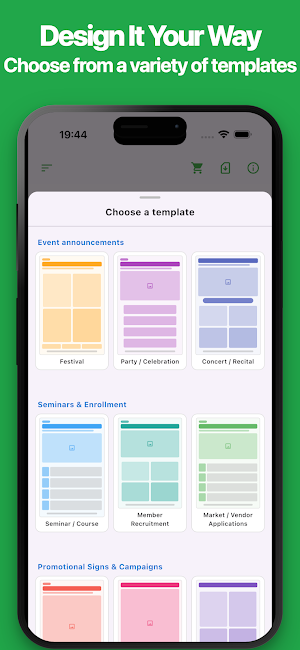 Simple Flyer & Poster Maker Screenshot 1