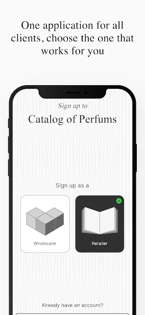 Catalog of Perfums Screenshot 1