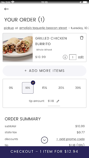 Amelia's Taqueria Screenshot 3
