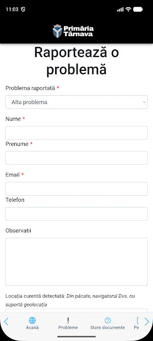 Târnava App Screenshot 1