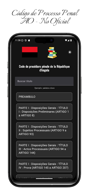 Código de Processo Penal AO Screenshot 2