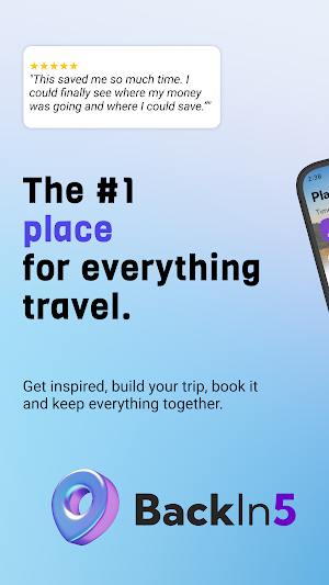 Back In 5: AI Trip Planner Screenshot 0