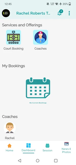 Rachel Roberts Tennis Screenshot 1