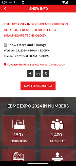 EBME Expo Screenshot 2