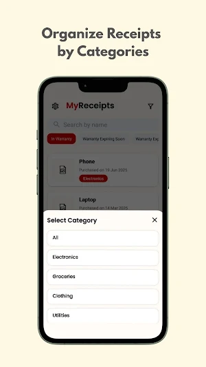 MyReceipts - Organize Receipts Screenshot 2
