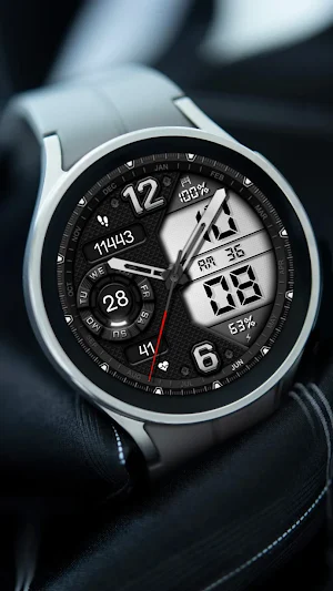 Hybrid SHULINOE Watch face Screenshot 2