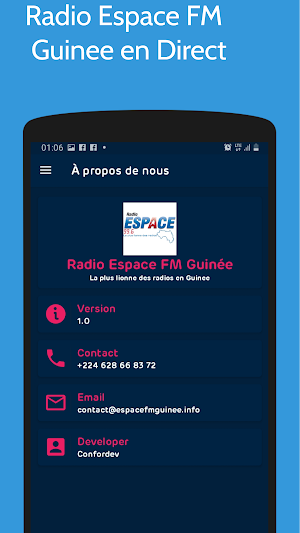 Radio Espace FM 99.6 Guinée Screenshot 3