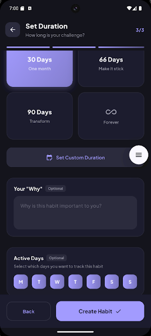 The Commitment App Screenshot 1