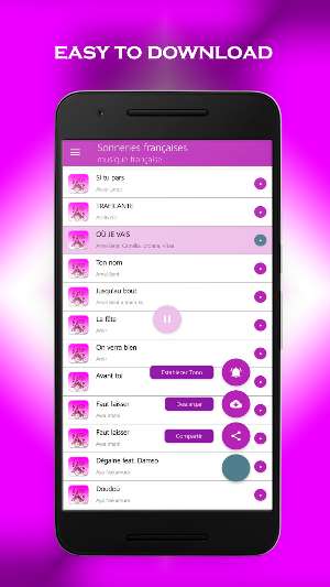 French ringtones for mobile Screenshot 1