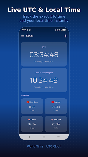 World Time - UTC Clock Screenshot 0