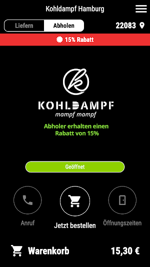 Kohldampf Hamburg Screenshot 0