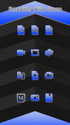 Smashing Blue Icons Screenshot 1