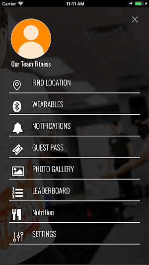Our Team Fitness Screenshot 1