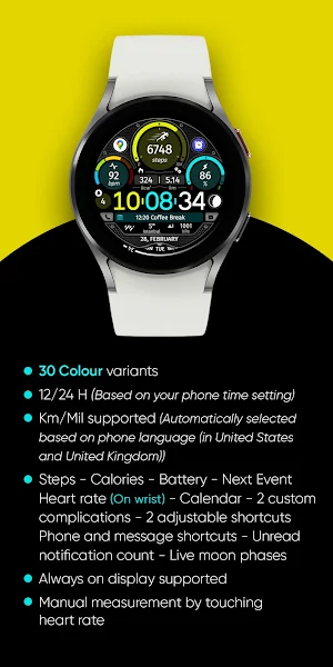 Circle Clock - Watch Face Screenshot 3