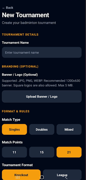 MAPOS – Tournament Manager Screenshot 2