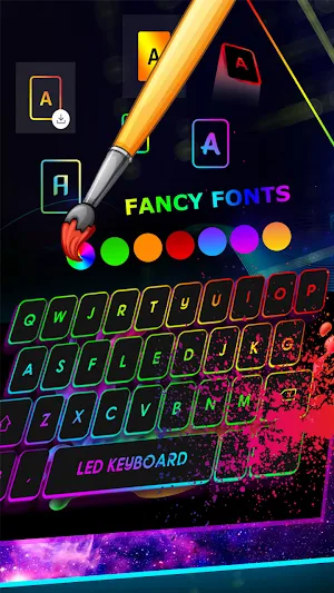 LED Colorful Keyboard - RGB & Neon Keyboard Colors Screenshot 2