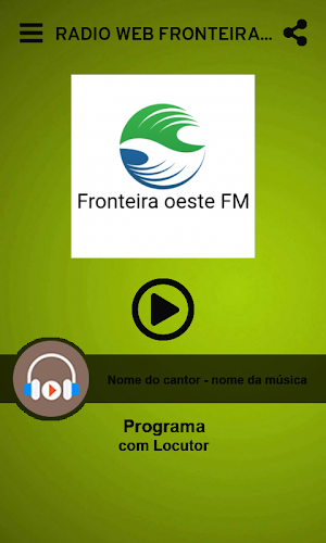 radio web fronteira oeste fm Screenshot 0