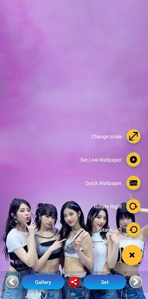 LE SSERAFIM Wallpaper HD Live Screenshot 1