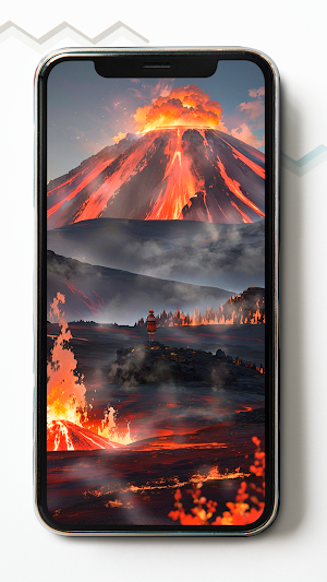 Volcano HD Wallpapers Screenshot 2