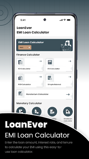 LoanEver - EMI Loan Calculator Screenshot 0