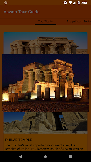 Aswan Tour Guide Screenshot 1