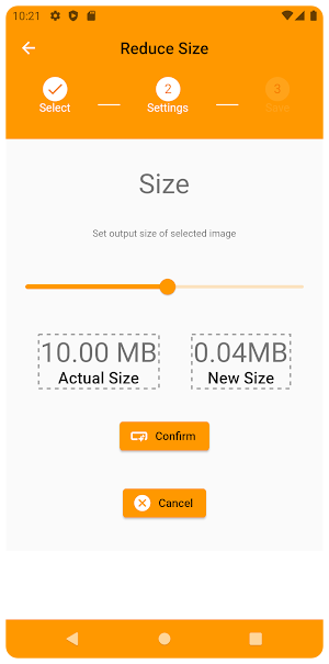 Resize Compress Image MB to KB Screenshot 1