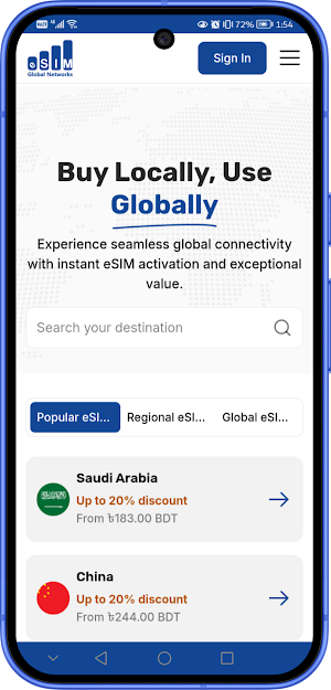 ESGN Travel eSIM Screenshot 3