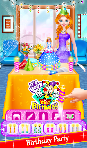 Princess Birthday Cake Party Salon Screenshot 0