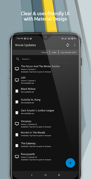 Movie Updates Screenshot 0