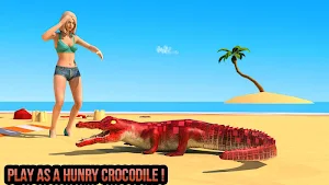 Angry Crocodile 2020 City Attack Simulator Screenshot 0