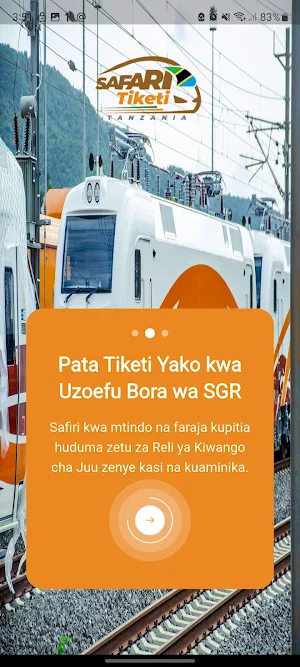 Safari Tiketi Screenshot 1