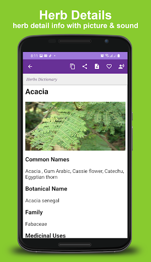 Herbs Dictionary Screenshot 0