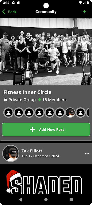 Shaded Fitness Screenshot 2