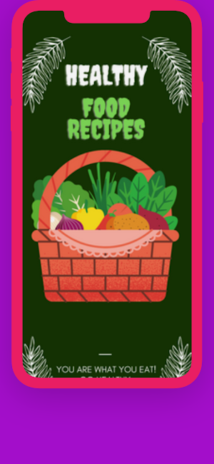 Amazing Healthy Food Recipes Screenshot 0