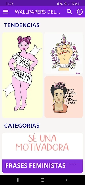 Wallpapers Feministas Screenshot 1
