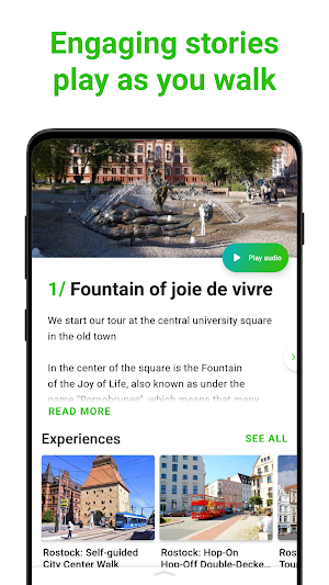 Rostock Tour Guide:SmartGuide Screenshot 1