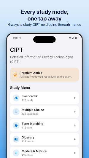 CIPT Exam Study Guide Screenshot 0