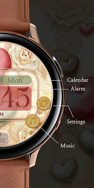 Autumn Mood Love_Watchface Screenshot 2