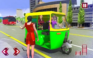 New City Tuk Tuk Auto Rickshaw Driver Simulator Screenshot 0
