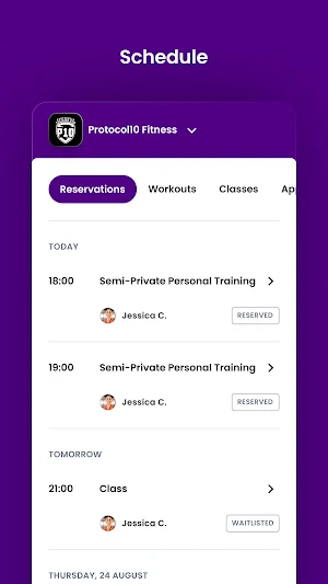 Protocol10 Fitness Screenshot 2