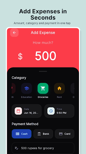 BudgetVoice: Expense Tracker Screenshot 2