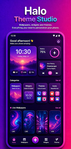 Halo Widgets & Live Wallpaper Screenshot 3