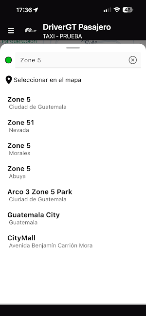 DriverGT Pasajero Screenshot 1