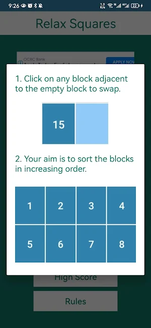 Relax Squares Screenshot 2