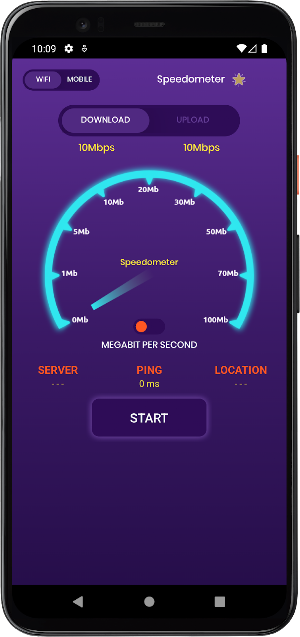 Internet Speedometer - 1 Screenshot 0