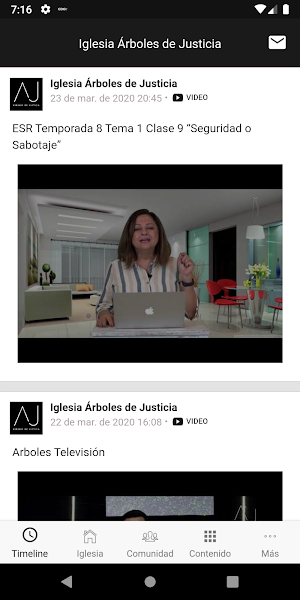 Iglesia Árboles de Justicia Screenshot 1