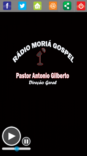 Web Rádio Moriá Gospel Screenshot 1
