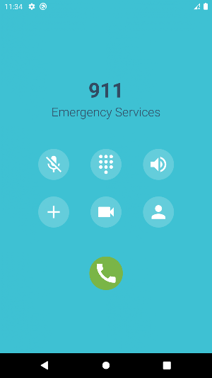 Fake Police Call Screenshot 0