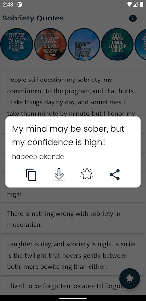 Sobriety Quotes and Sayings Screenshot 2