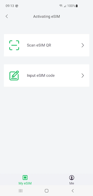 Zyxel NR2111 eSIM Service Screenshot 2